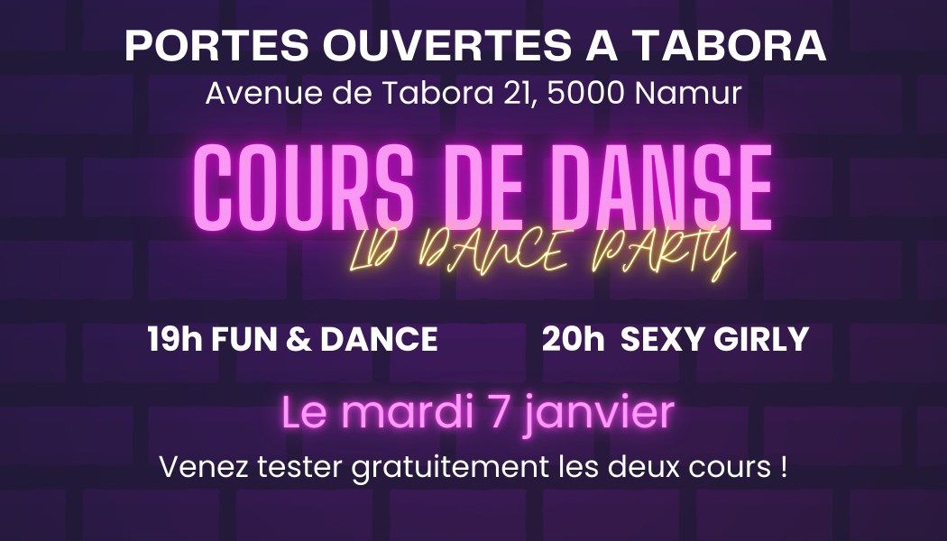 Cours de danse \u00e0 Tabora - PORTES OUVERTES