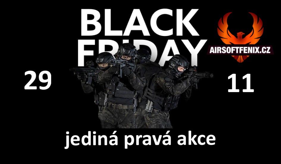 Black friday na prodejn\u011b AirsoftFenix