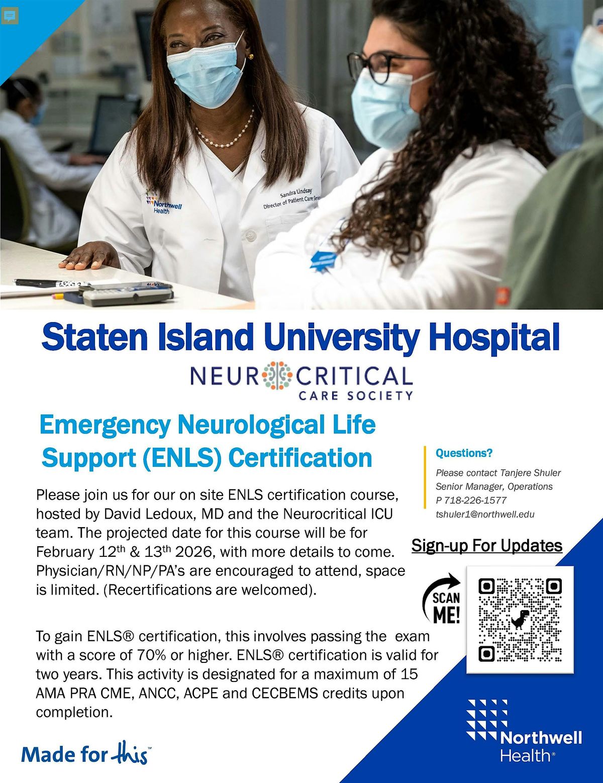 2026 Emergency Neurological Life Support (ENLS) Certification