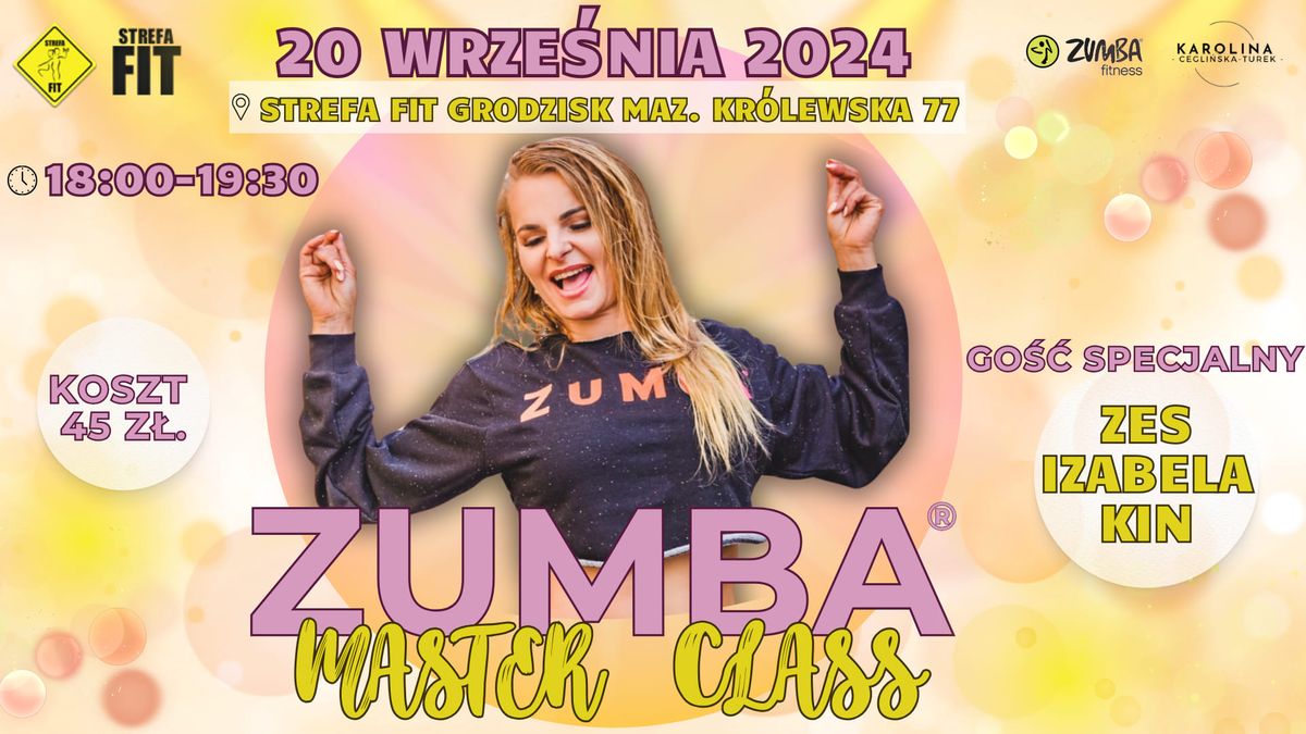 Zumba Masterclass  z Iz\u0105 Kin 