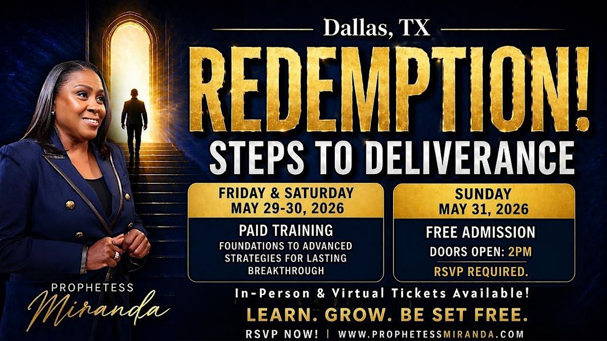 DALLAS, TX | PROPHETIC TEACHING & TRAINING WEEKEND WITH PROPHETESS MIRANDA