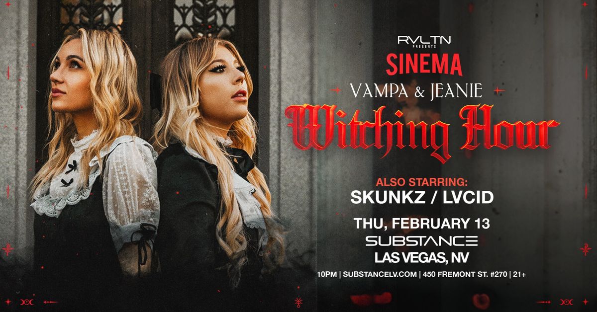 RVLTN Presents: WITCHING HOUR with VAMPA & JEANIE (21+)