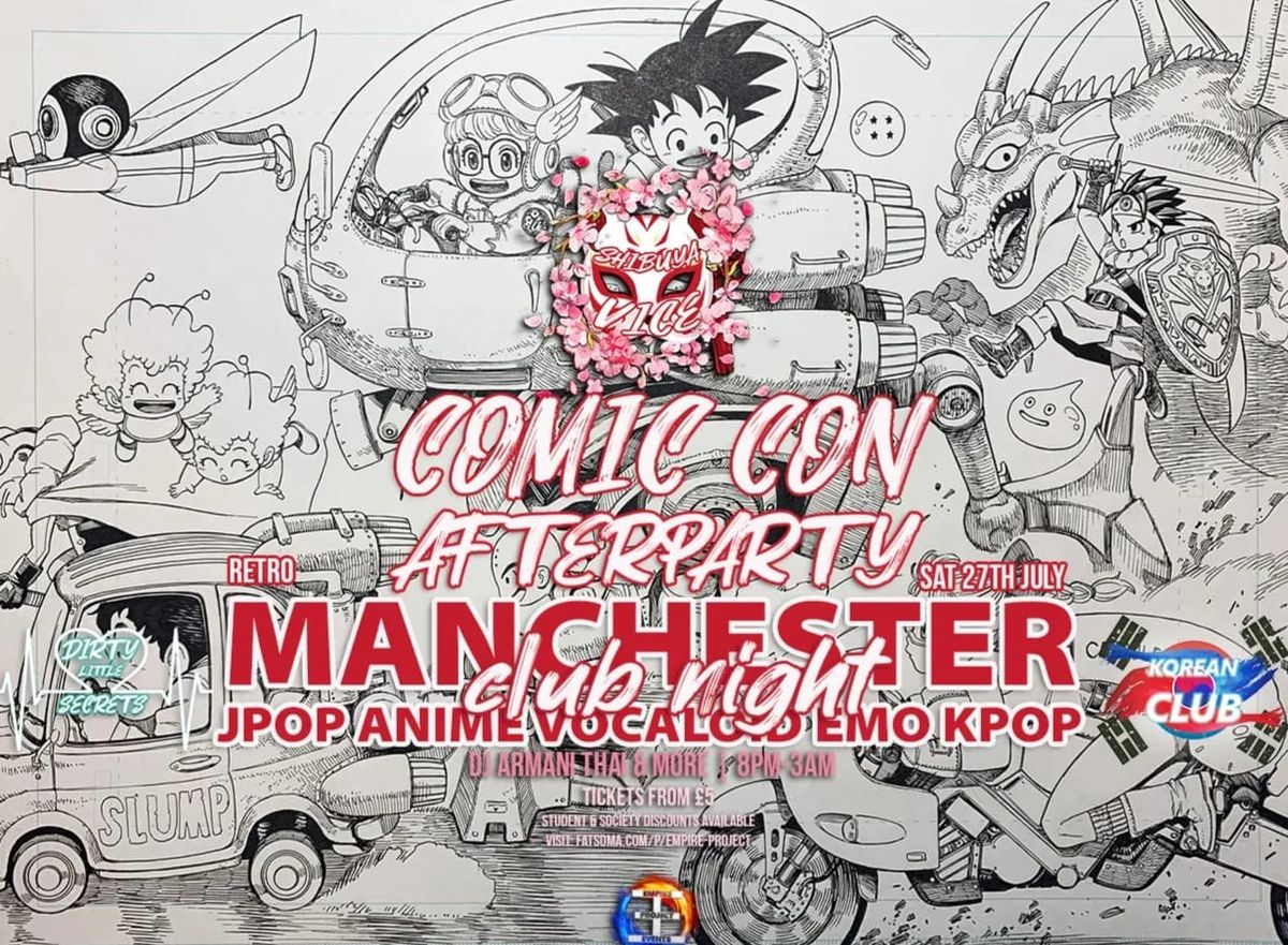 COMIC CON Afterparty Manchester: JPop Anime Vocaloid Emo KPop | Cosplay Prizes | 27\/7\/24