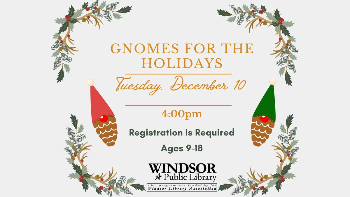 Gnomes for the Holidays