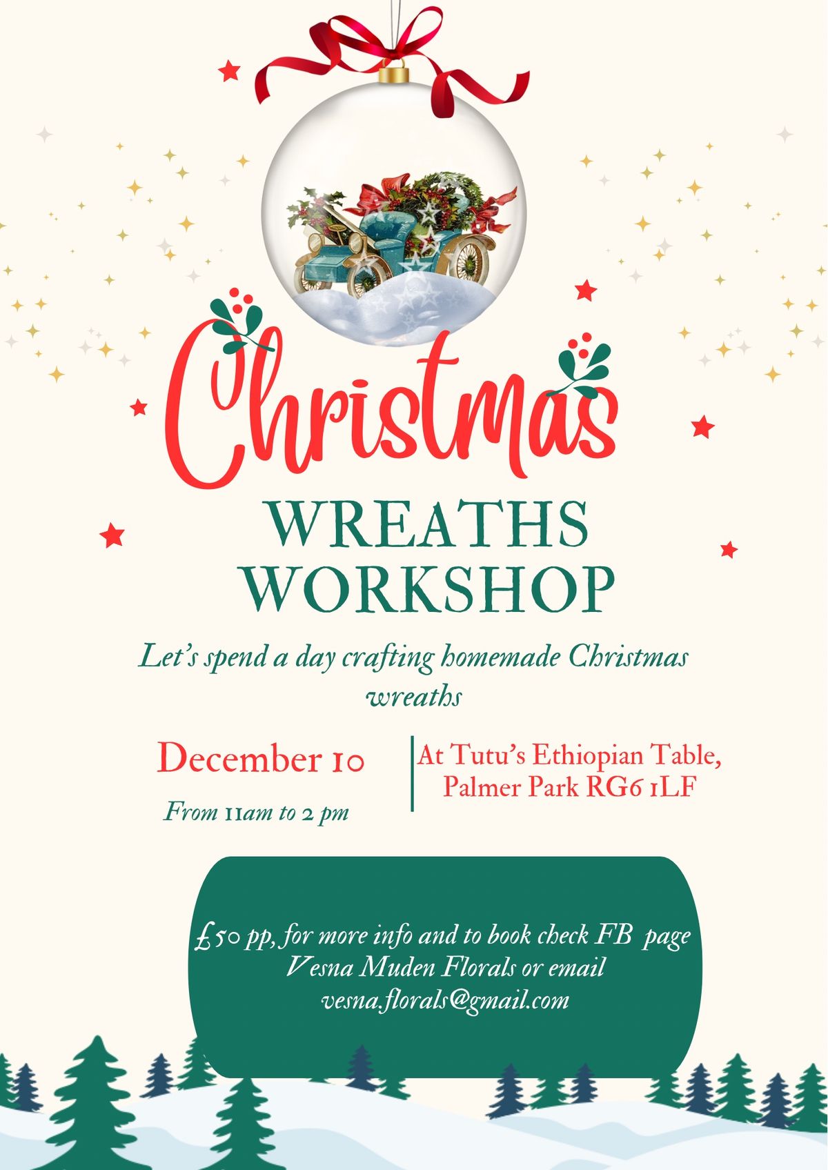 CHRISTMAS WREATH WORKSHOP