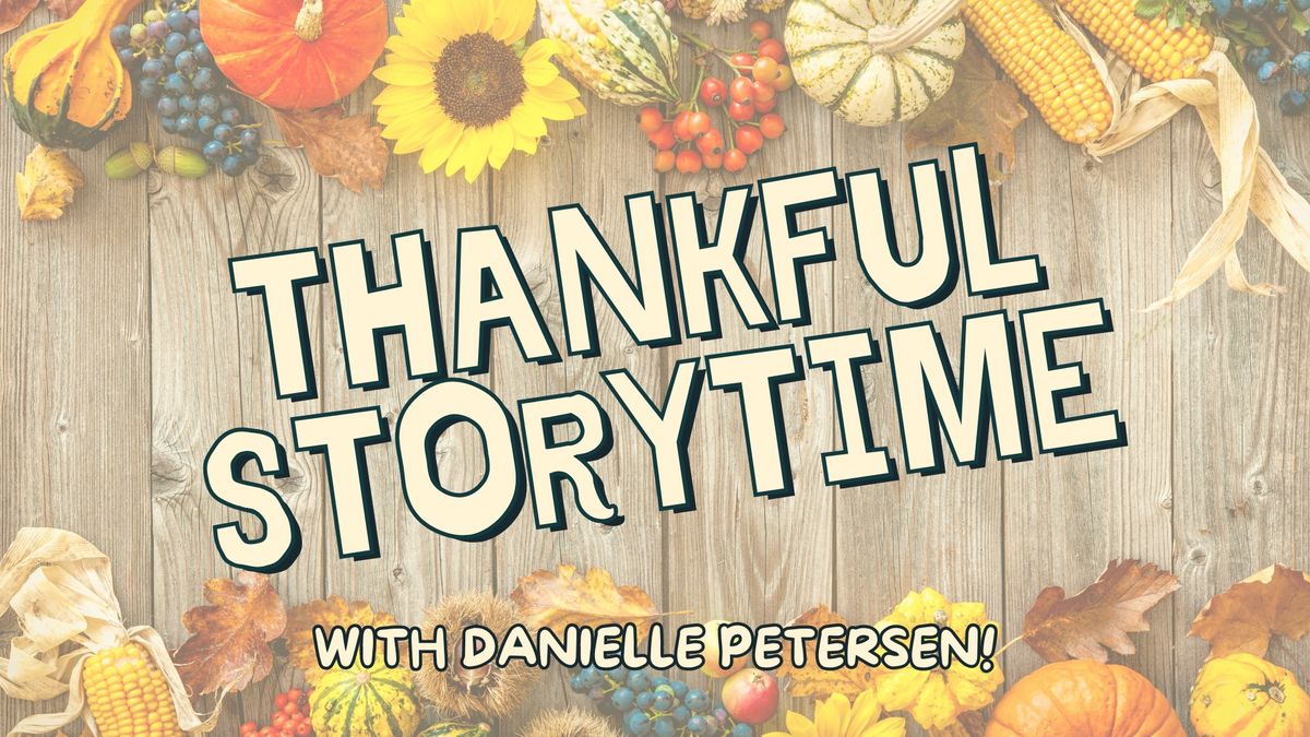 Thankful Storytime at Betty's Books!