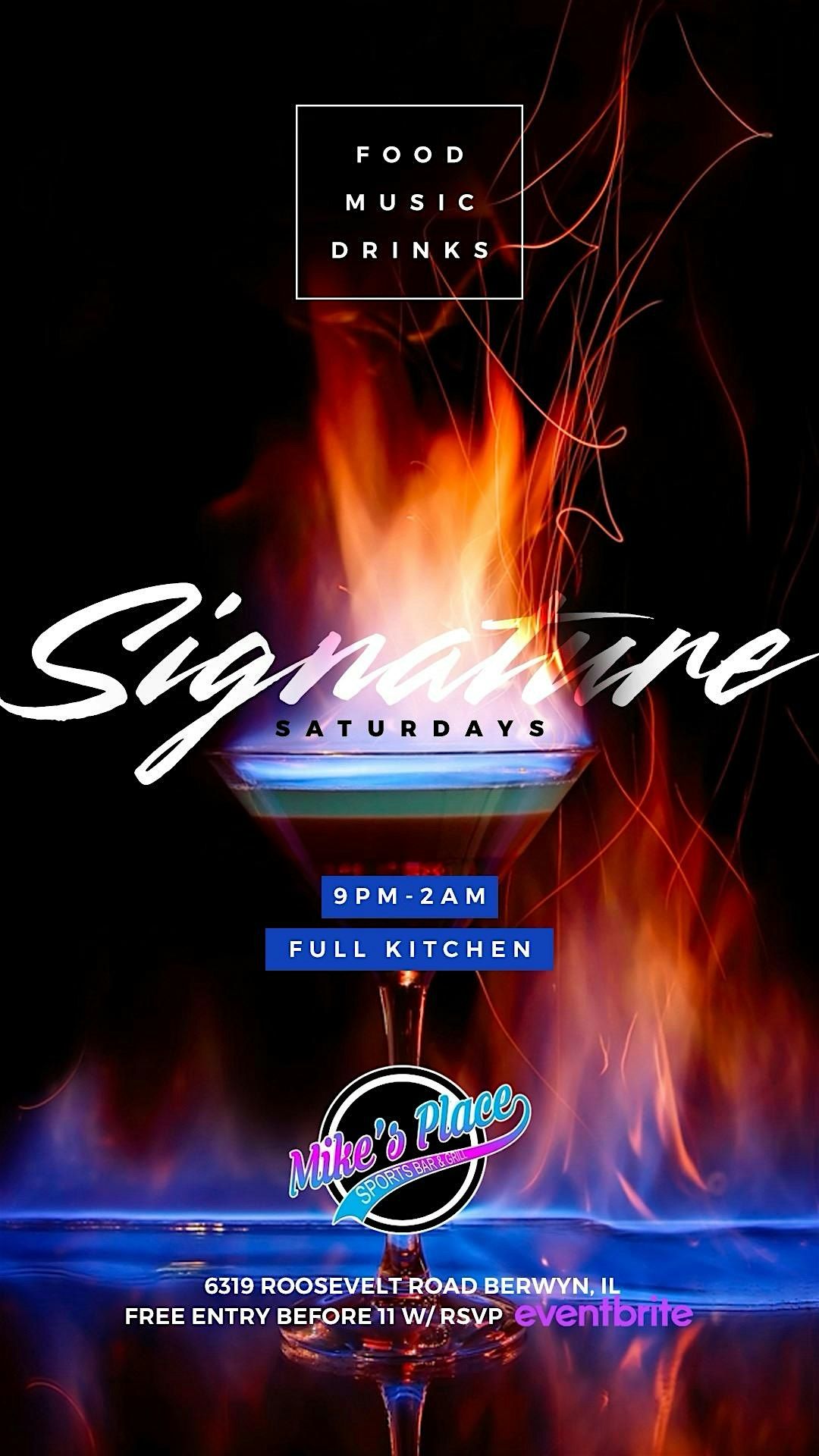 SIGNATURE SATURDAYS @ MIKES PLACE