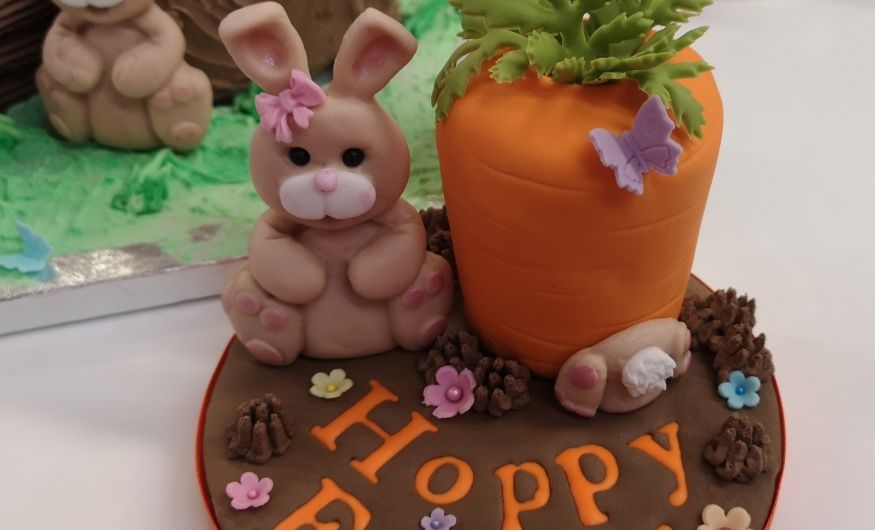 Easter bunny & carrot - mini cake course