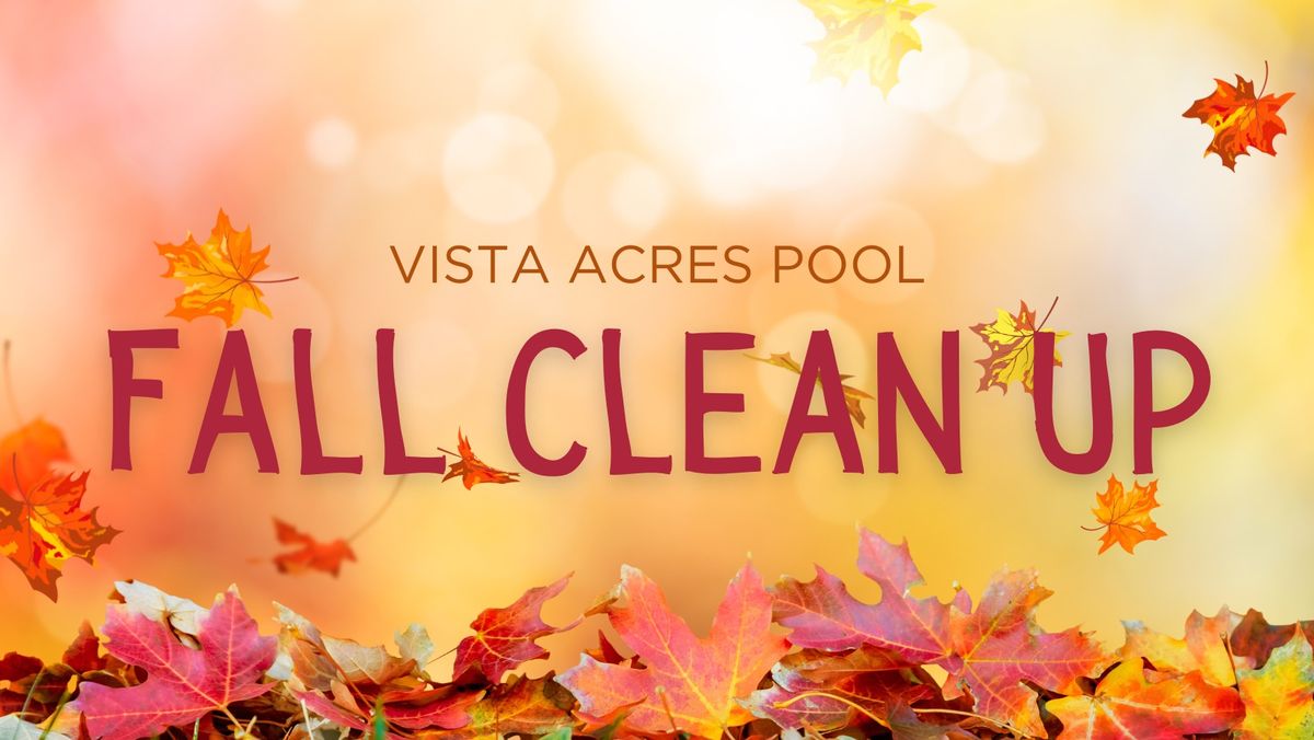 Fall Pool Clean Up