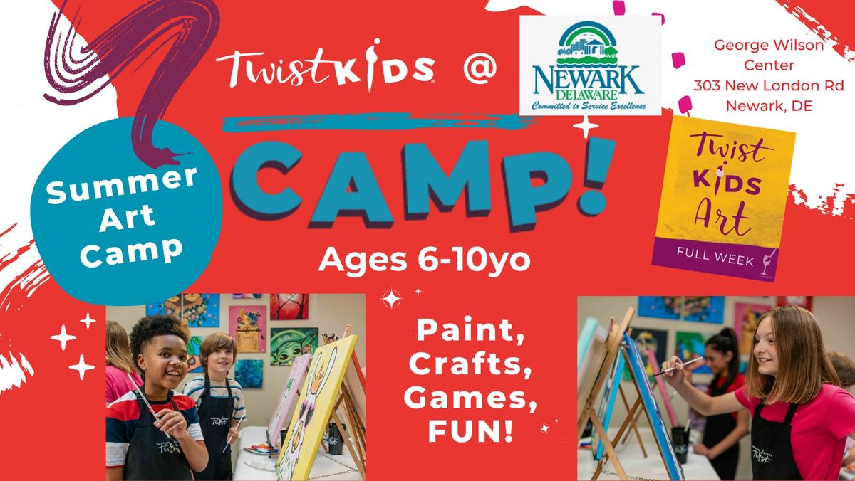 Twist Kids Art Camp @ George Wilson Center (M-T-W-F), Ages 6-10yo