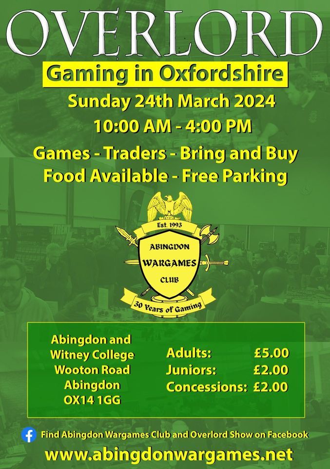 Overlord 2025, Abingdon and Witney College, 24 March 2025