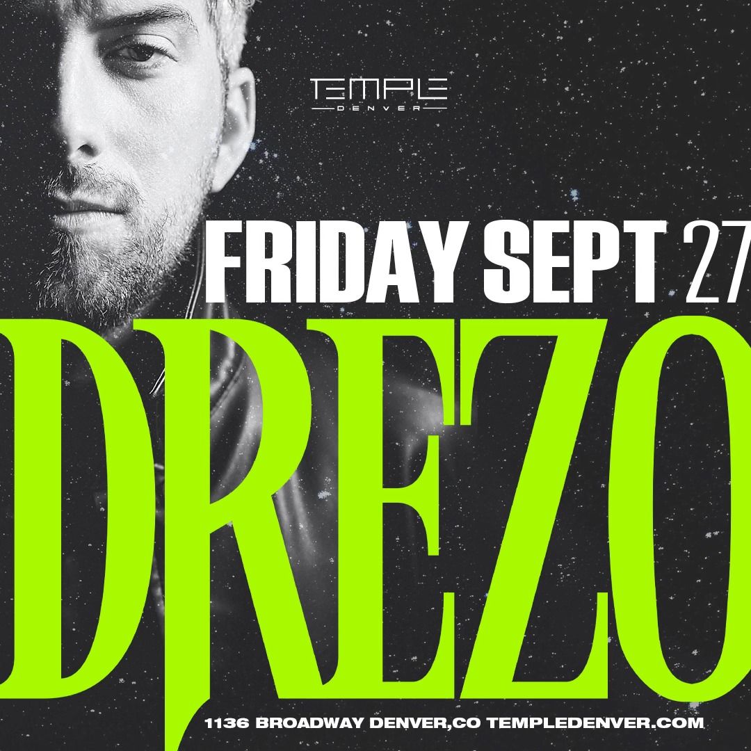 Drezo: Neon Shadows Tour at Temple Denver