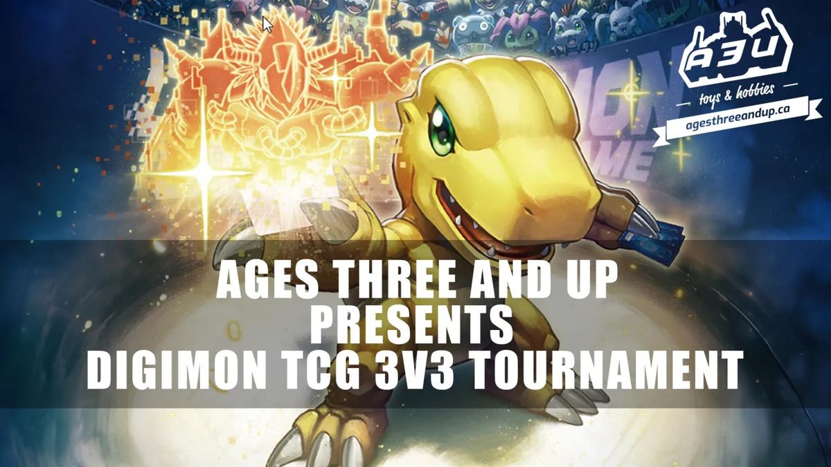 A3U Presents - Digimon TCG - Vancouver 3V3 Tournament