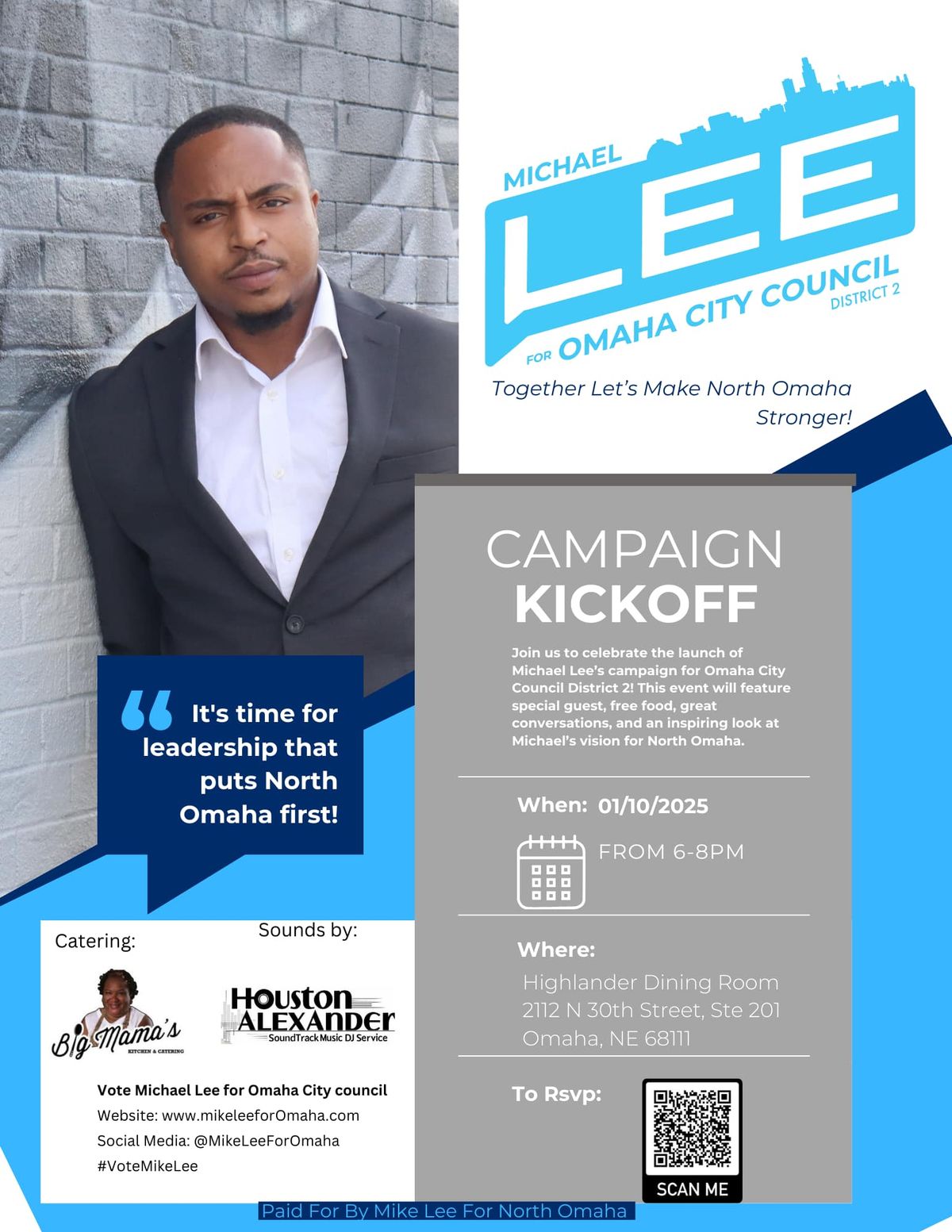 Michael Lee For Omaha City Council District 2 