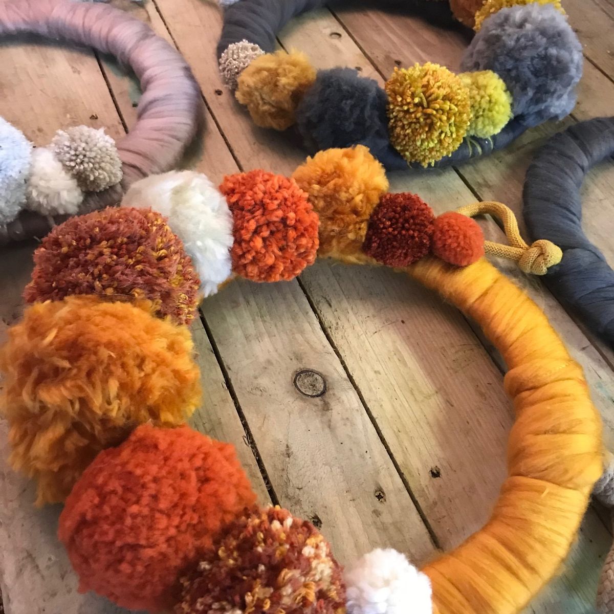 Pompom Wreath Workshop