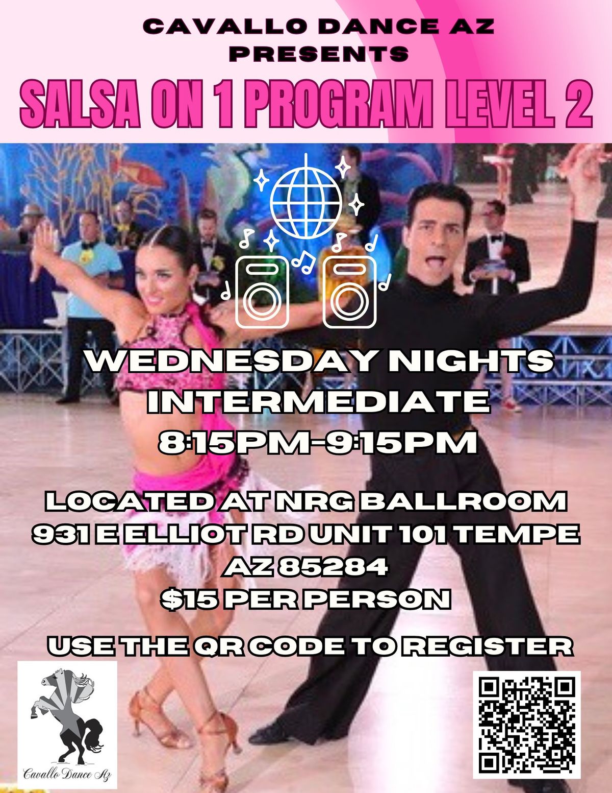 Salsa on 1 Program: Level 2 Class 