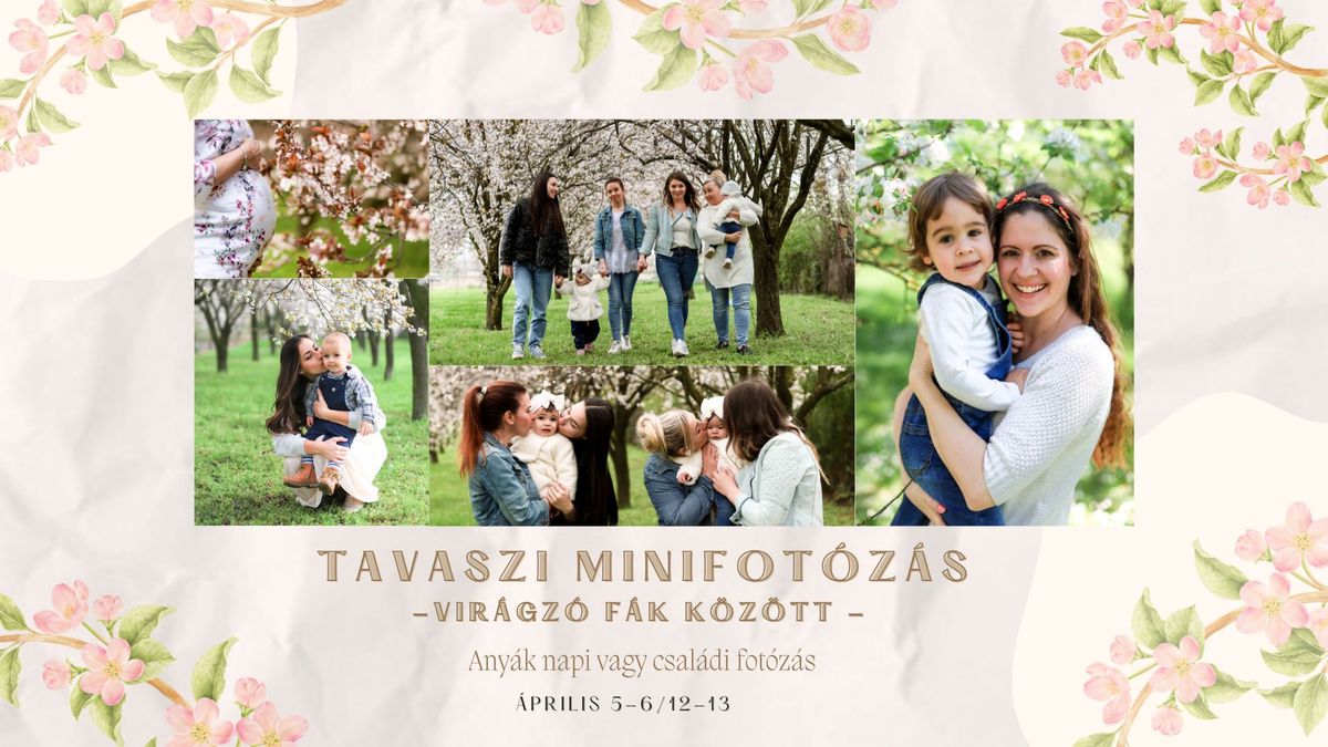 Tavaszi minifot\u00f3z\u00e1s \u2013 Vir\u00e1gz\u00f3 gy\u00fcm\u00f6lcsf\u00e1k k\u00f6z\u00f6tt \ud83c\udf38