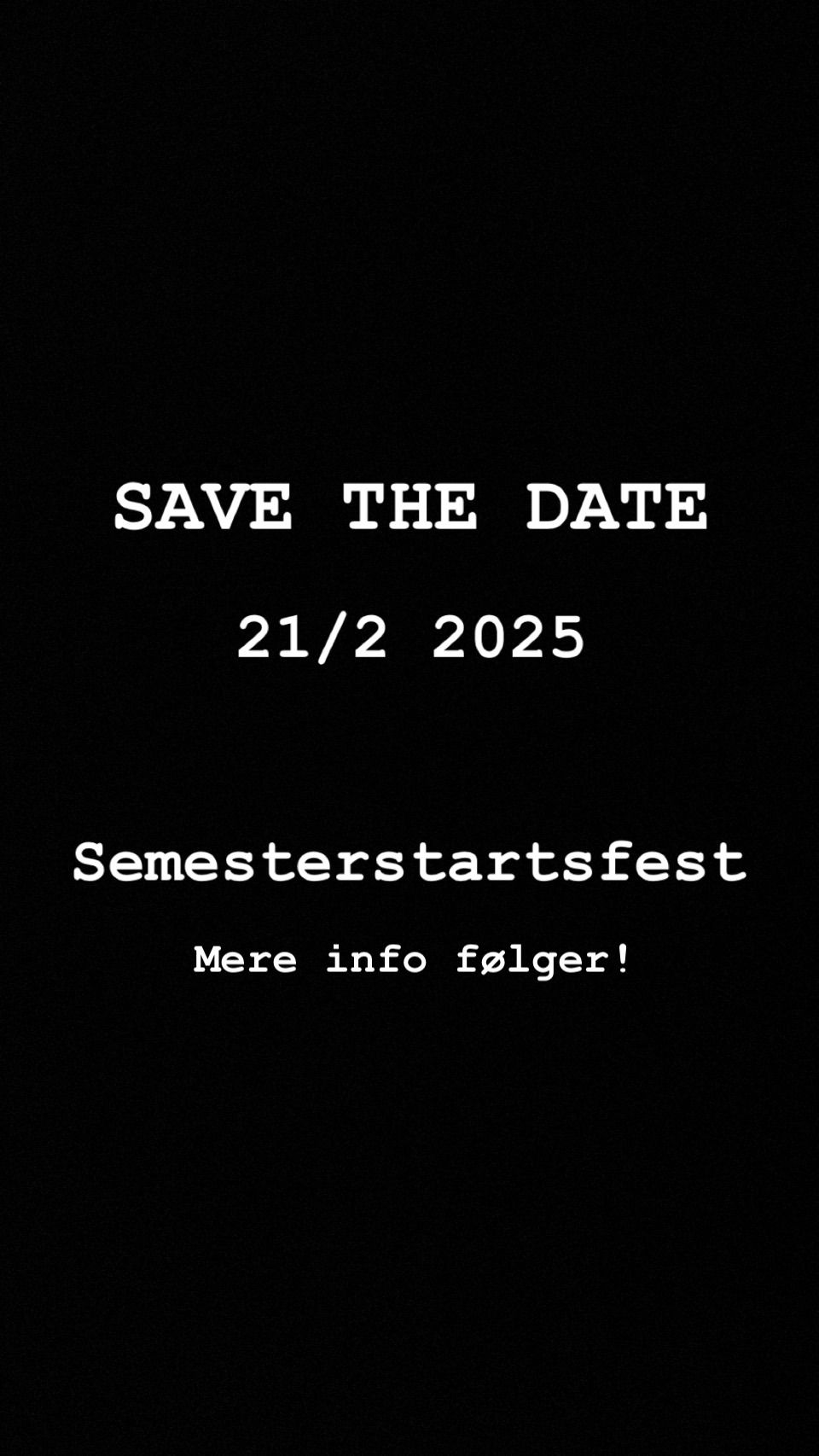 Semesterstartsfest 