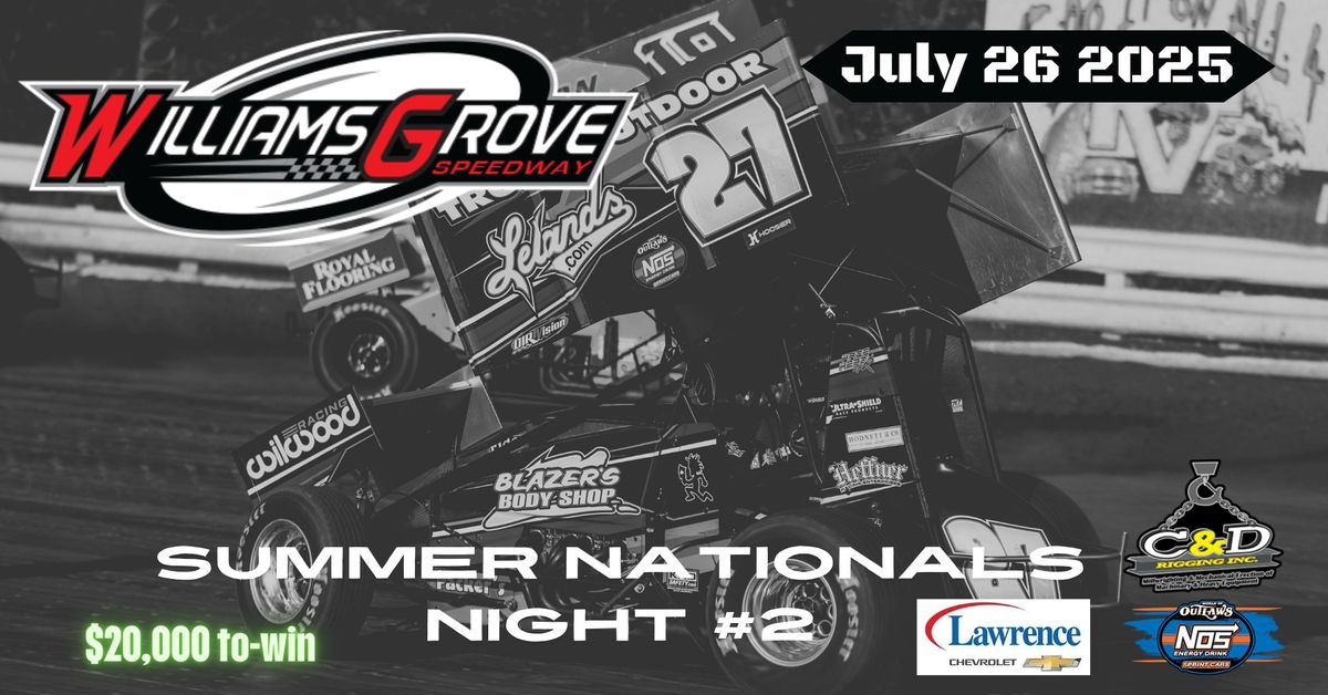 C&D Rigging World of Outlaws Sprint Car Series Summer Nationals Night #2