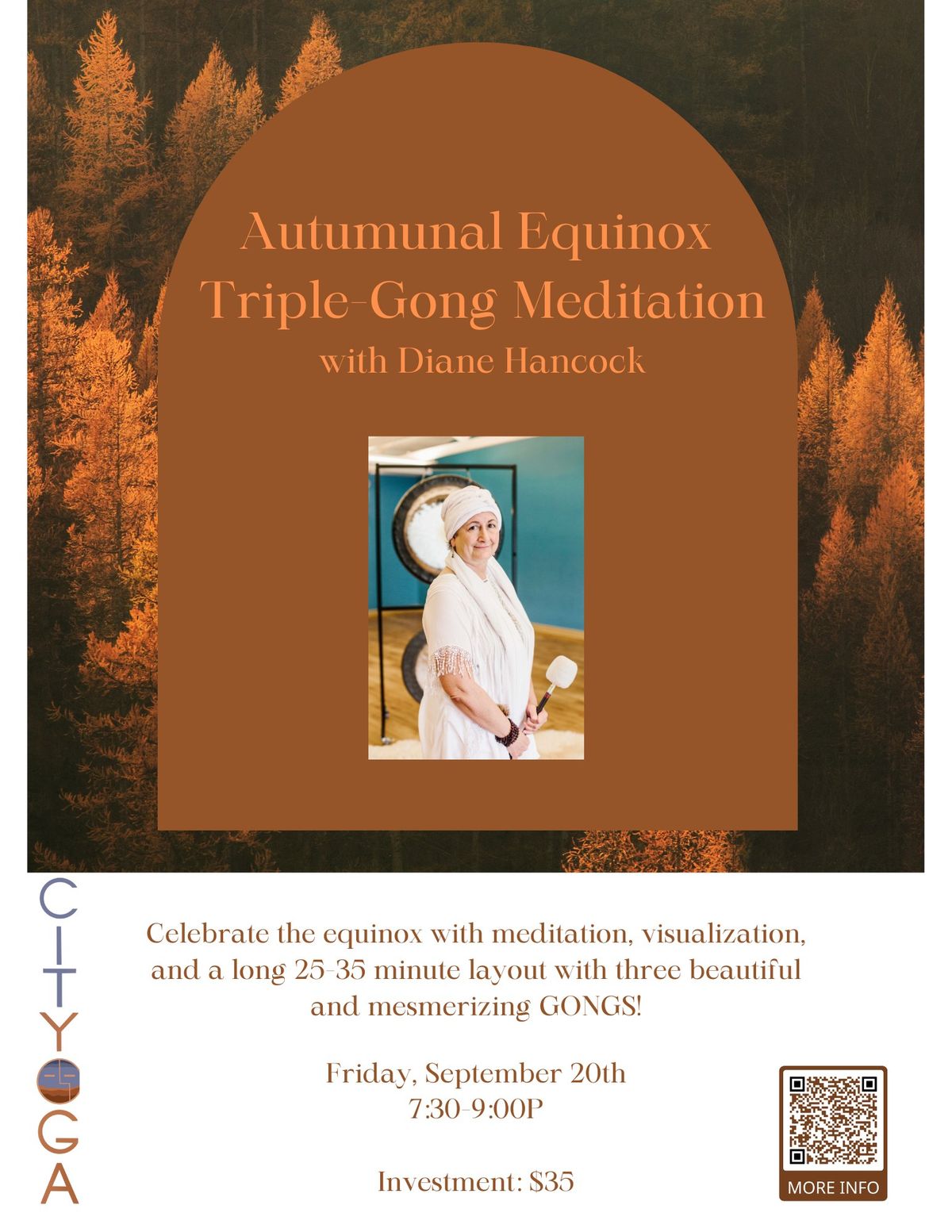 Autumnal Equinox Triple-Gong Meditation with Diane Hancock