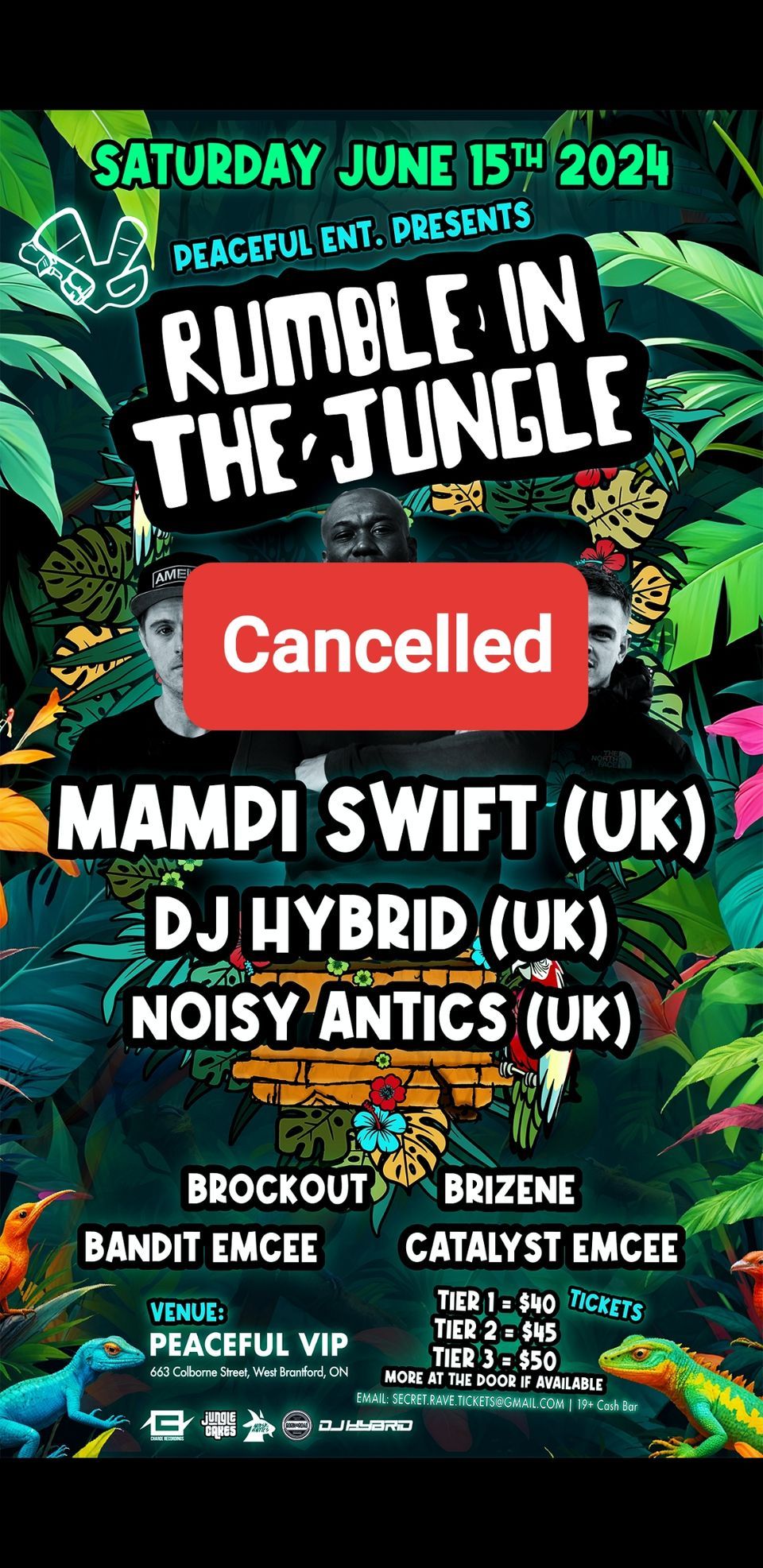 Rumble in the Jungle feat Mampi Swift, DJ Hybrid & Noisy Antics 