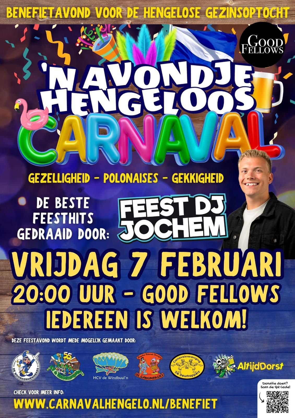 'n Avondje Hengeloos Carnaval: Benefietavond voor de Hengelose Gezinsoptocht