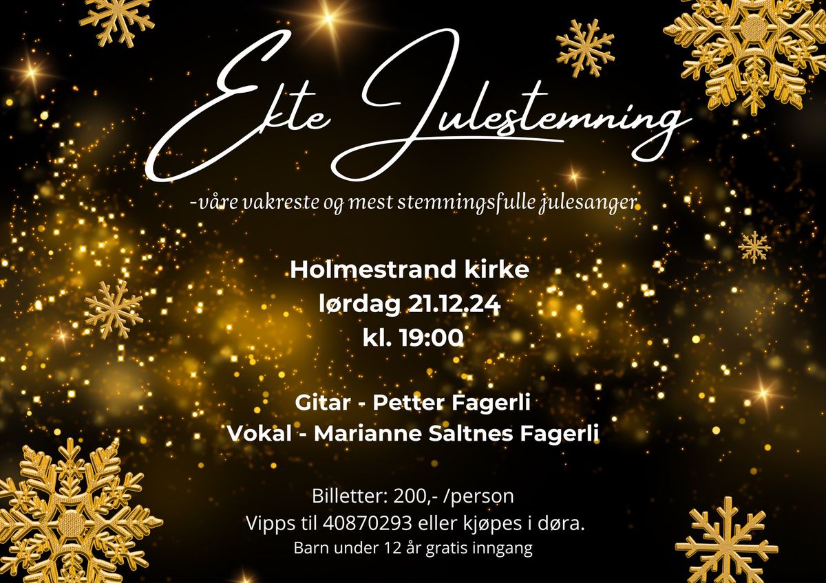 Ekte julestemning - v\u00e5re vakreste og mest stemningsfulle julesanger