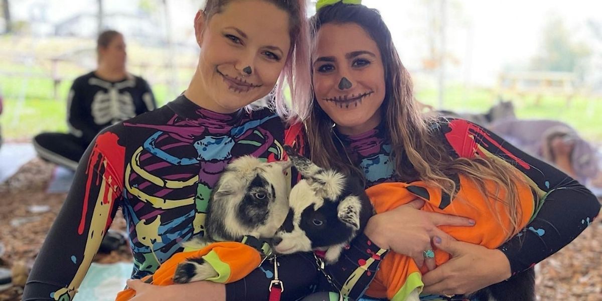 Halloween Costume Goat Yoga