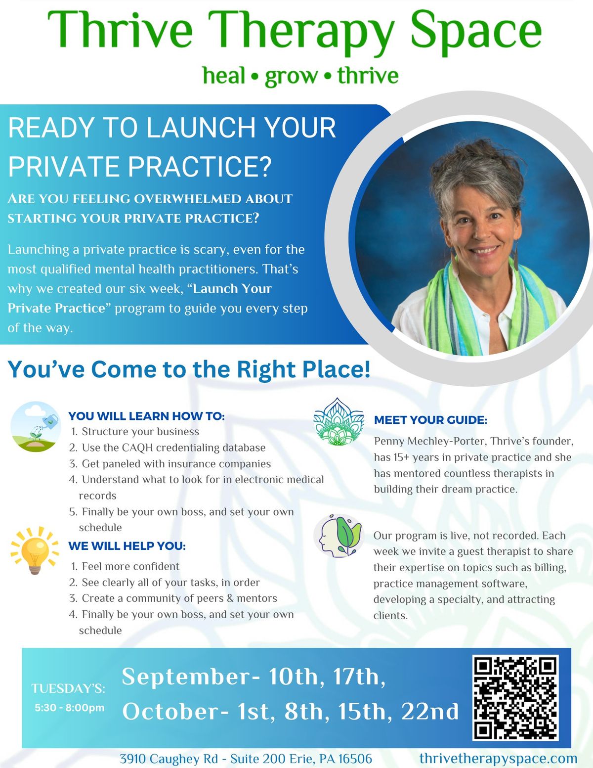 Launch Your Private Practice Program 