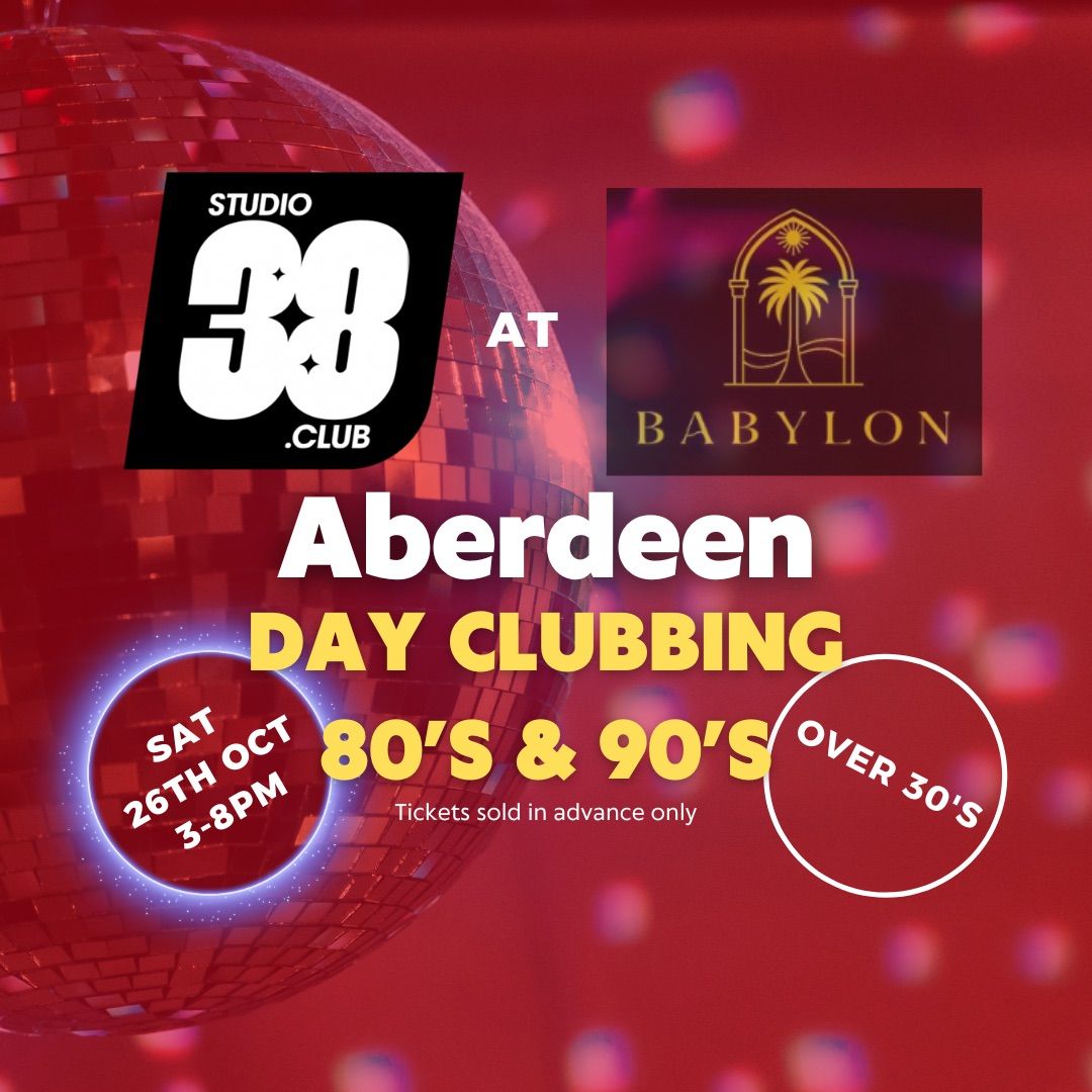 Studio38.Club's 80's & 90's Daytime Clubbing