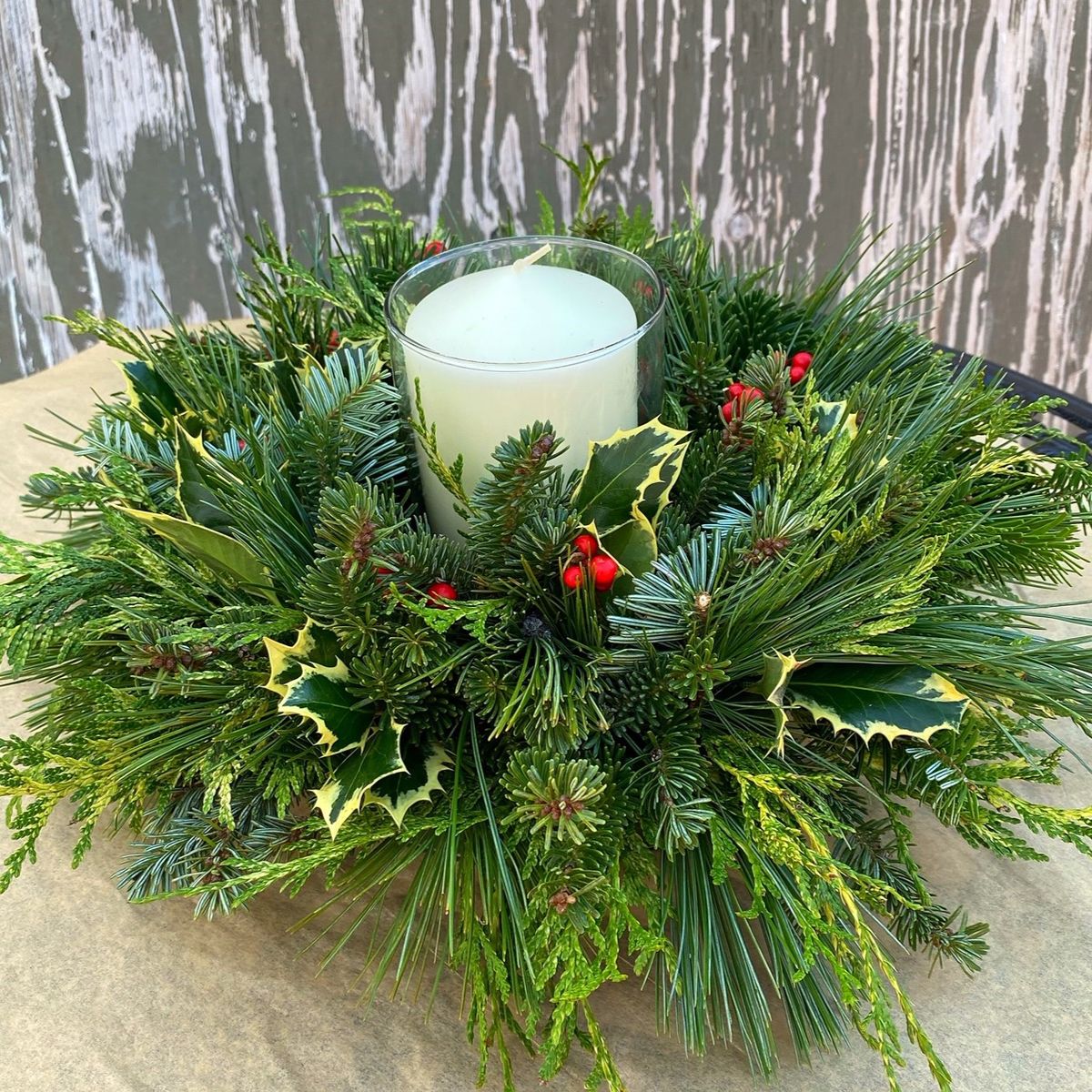 Holiday Candle Centerpiece Workshop III