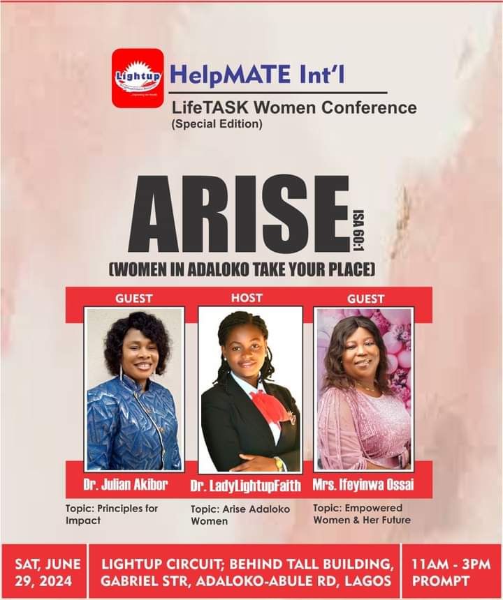 Arise Adaloko LifeTASK Women Conference 