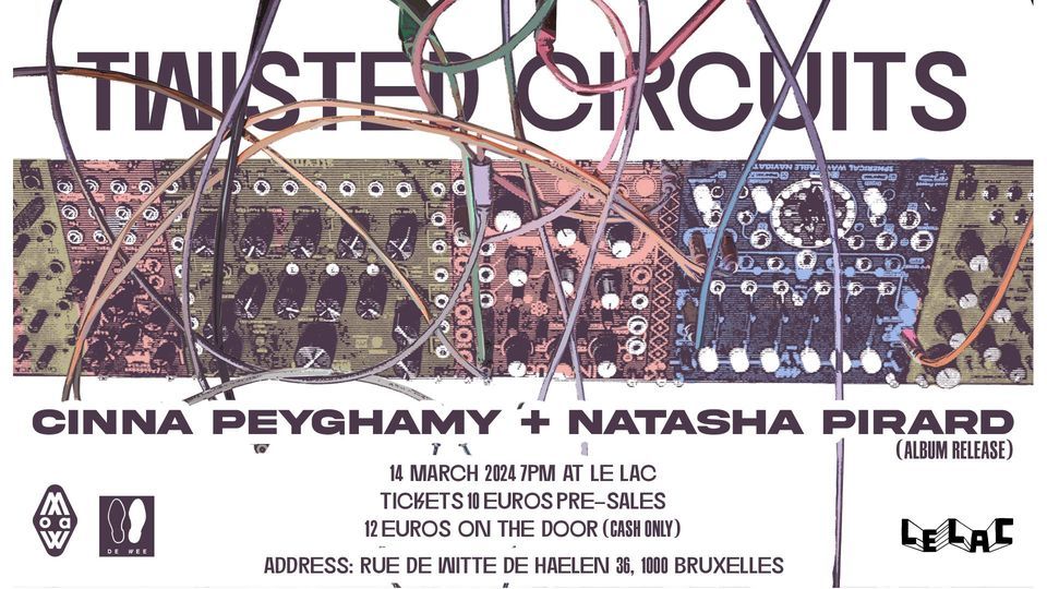 TWISTED CIRCUITS: Cinna Peyghamy (FR\/IR) + Natasha Pirard (BE) (Album Release, DEEWEE)