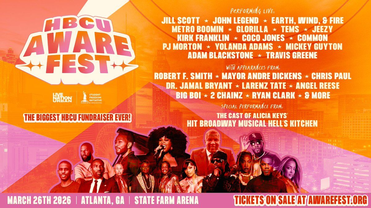 HBCU Awarefest: Jill Scott  John Legend  & Earth  Wind and Fire
