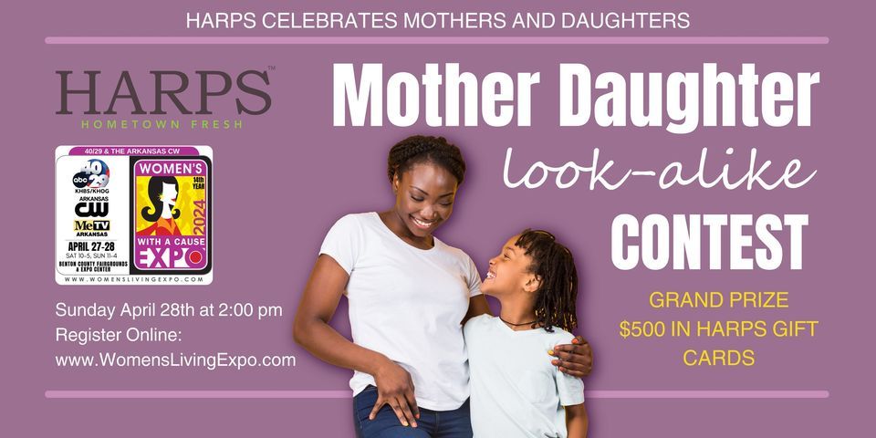 HARPS Mother Daughter Look-Alike Contest at the 40\/29 & Arkansas CW Women's Expo 2024