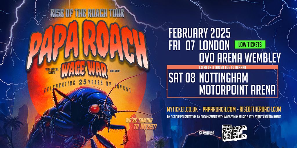 PAPA ROACH | NOTTINGHAM