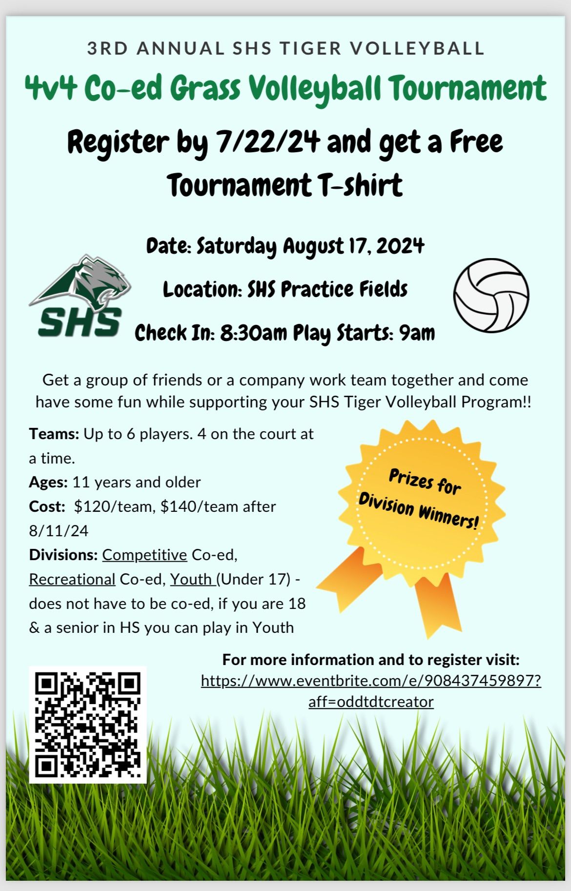 3rd Annual SHS Grass Volleyball Tournament
