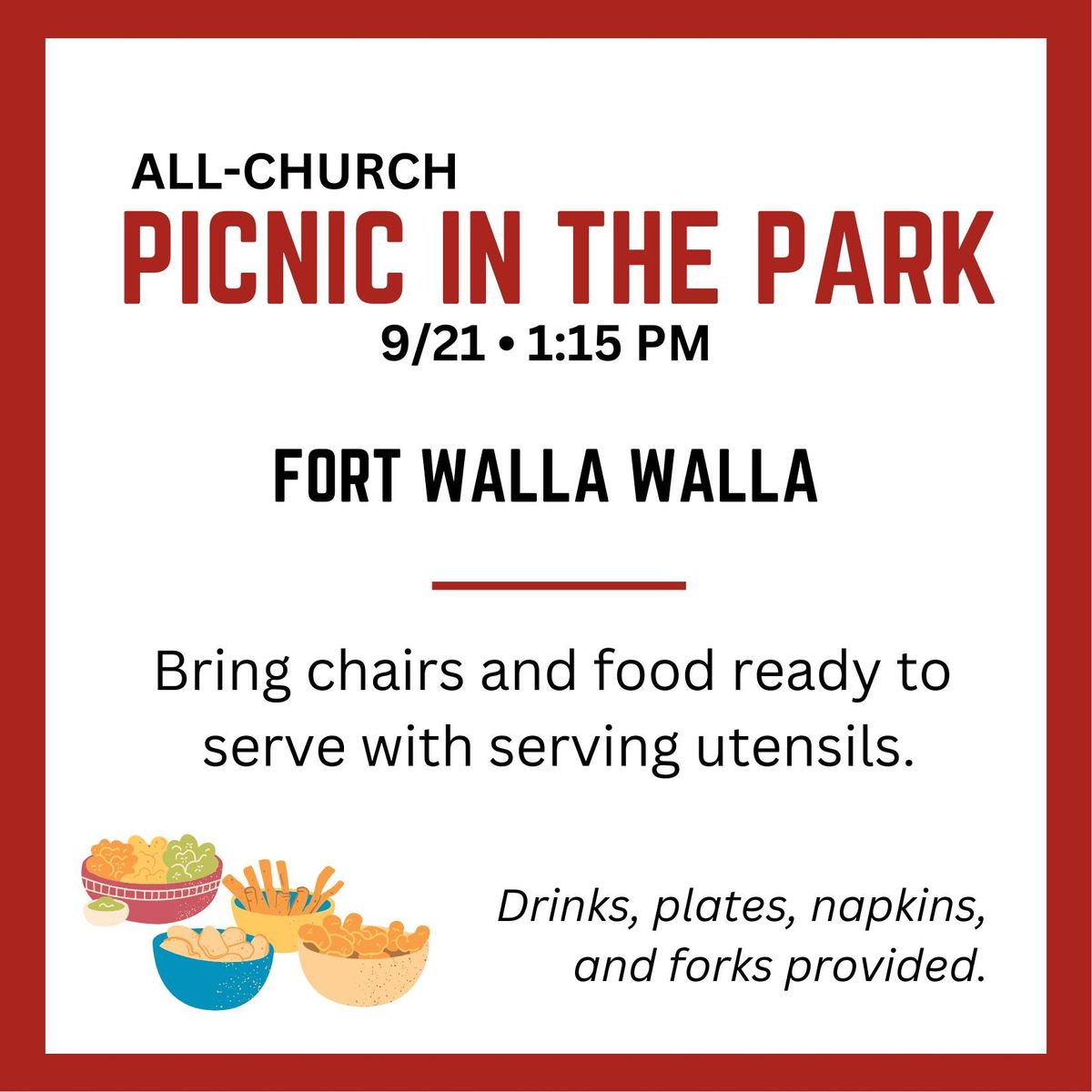 All-Church Picnic in the Park