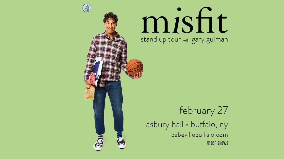 Gary Gulman: Misfit Stand Up Tour in Asbury Hall, Buffalo, NY