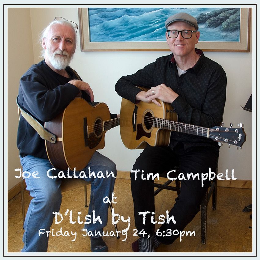 Joe Callahan and Tim Campbell at D'Lish by Tish