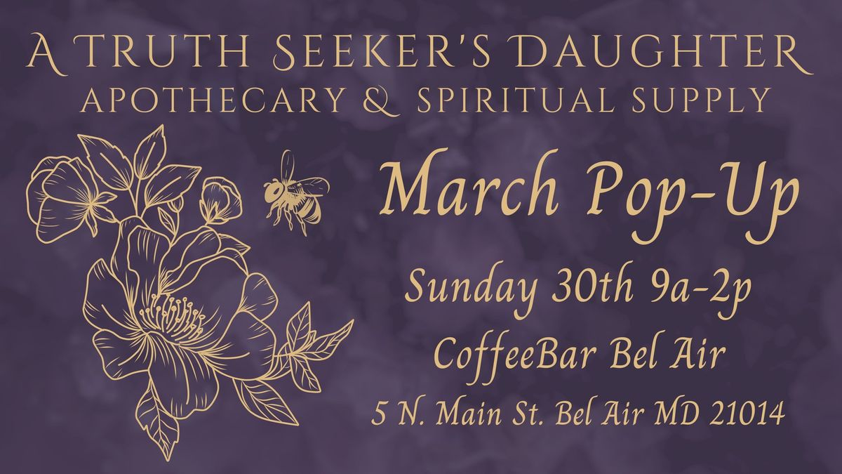 March Pop-Up at CoffeeBar Bel Air