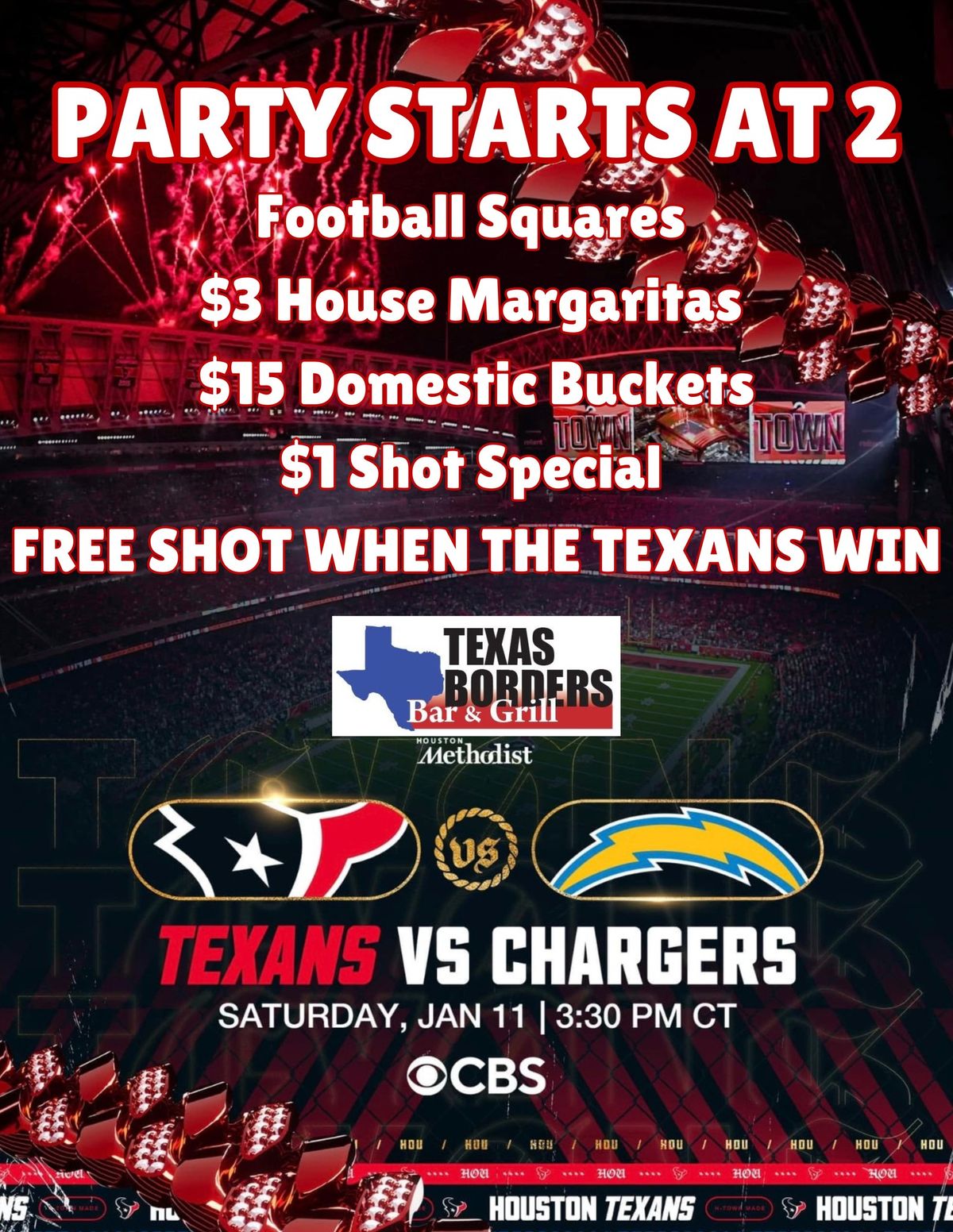 Texans Playoff Watch Party