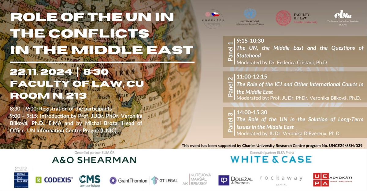 Workshop na t\u00e9ma Role of the UN in the Conflicts in the Middle East