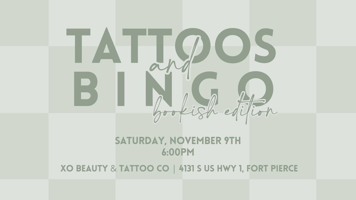 Tattoos & Bingo: Bookish Edition