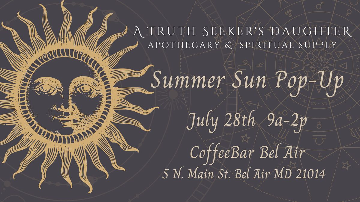 Summer Sun Pop-Up Up @ CoffeeBar Bel Air