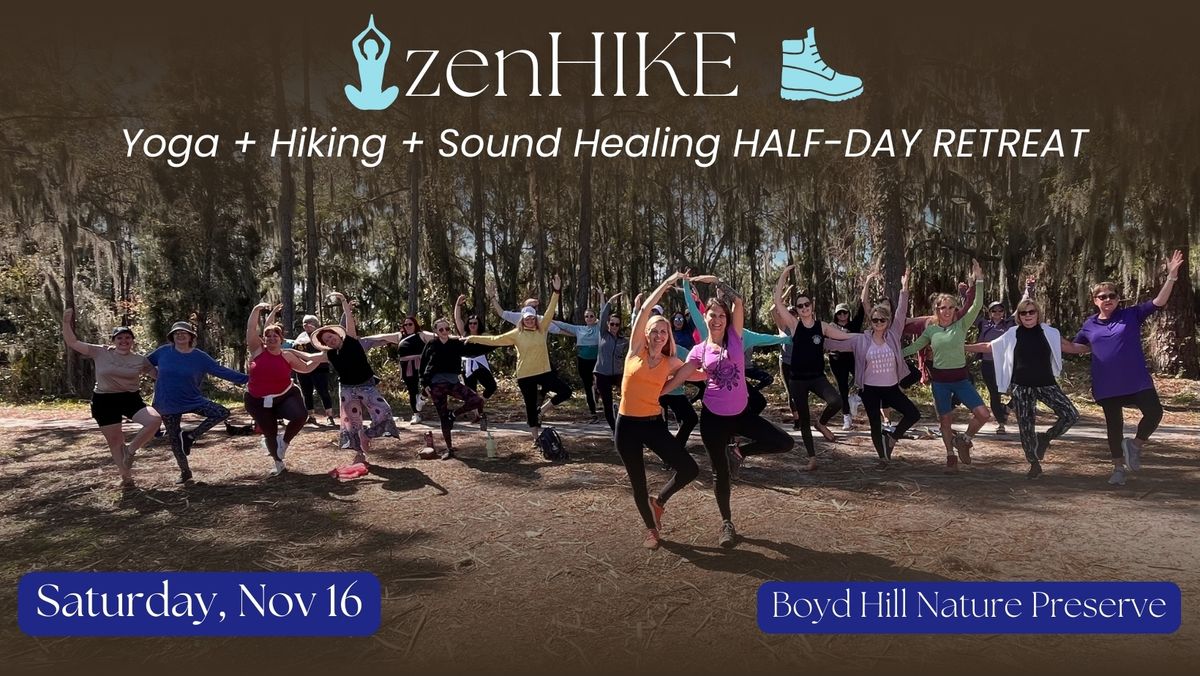 ZENhike Yoga, Sound Healing & Nature Walk \ud83c\udf3f\ud83e\udd7e Boyd Hill Preserve 