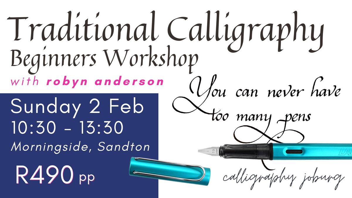 Traditional Calligraphy Workshop - Morningside, Sandton