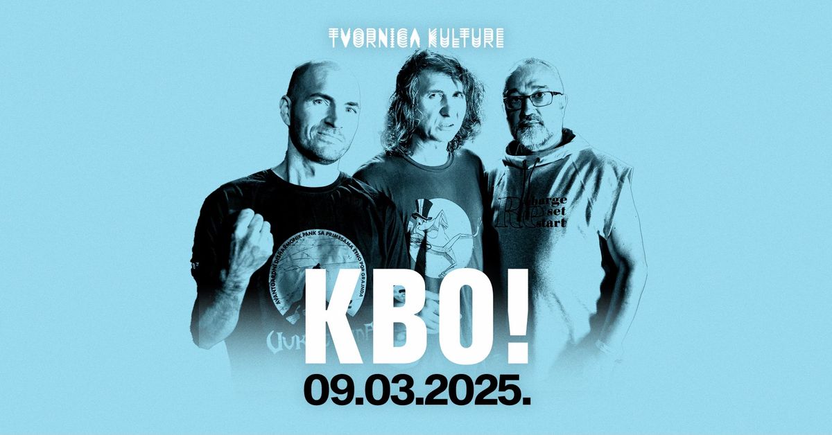 KBO! u Tvornici kulture