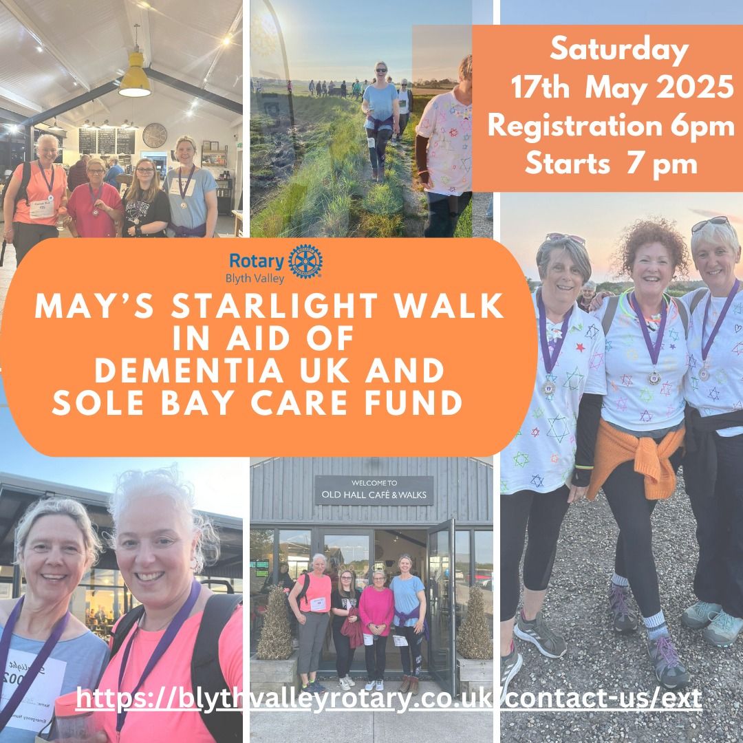 May's Starlight Walk - Walk Starts 7pm 