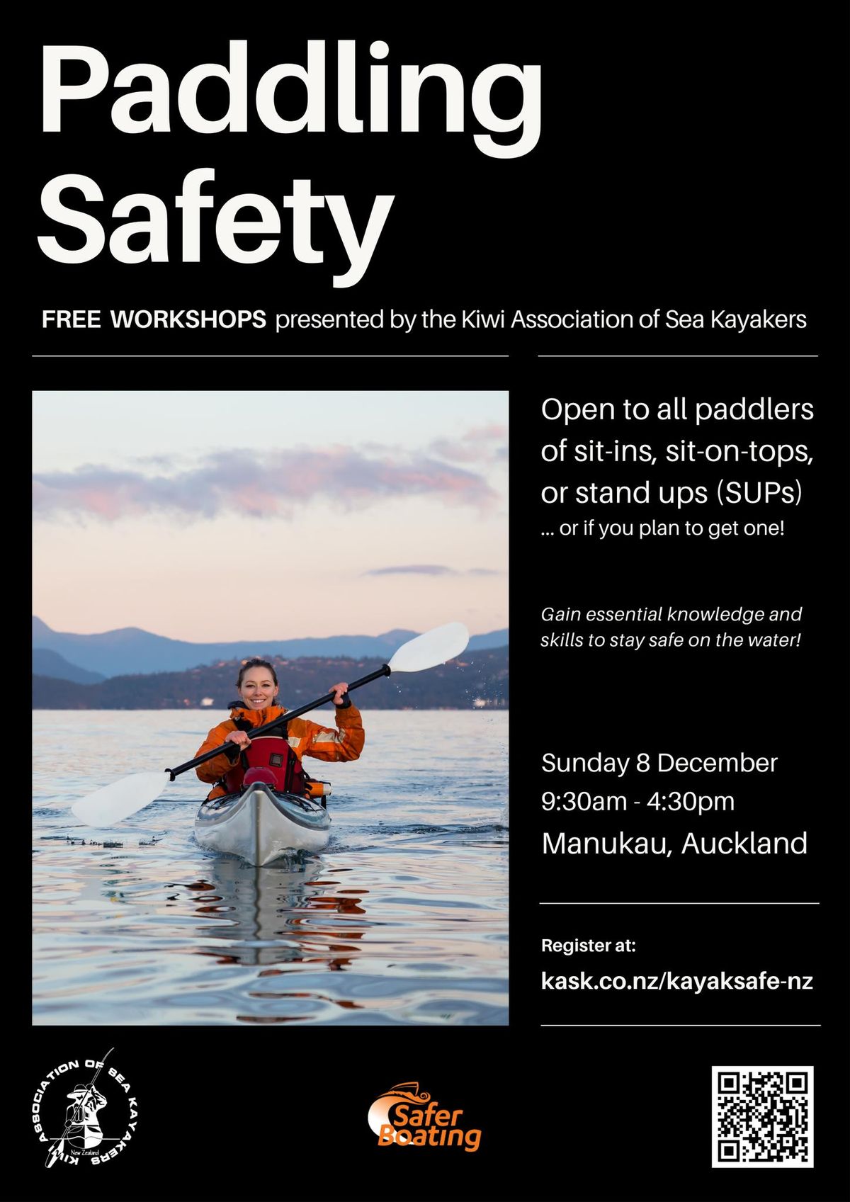 Auckland - KayakSafe NZ free paddling safety workshop